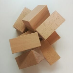 10 x Bauklötze-Buchemassiv 150x50x50mm ringsum kindgerecht gerundet