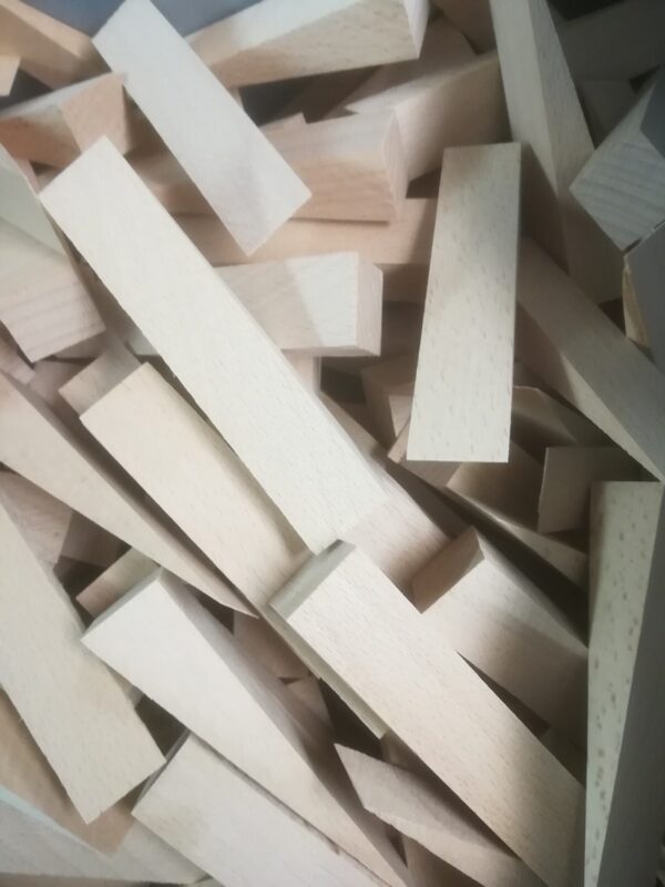 40  Hartholzkeile 100x25x20mm