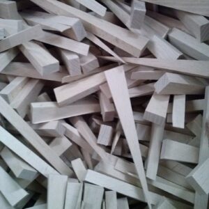 100 Hartholzkeile 140x10x17mm(LxBxH)