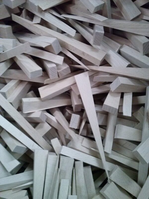 100 Hartholzkeile 140x10x17mm(LxBxH)