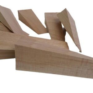 50 Hartholzkeile 140x30x18mm
