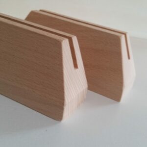 2Foto/Postkartenhalter Buche massiv