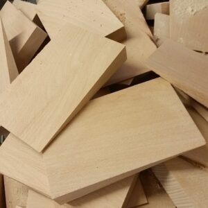 12 Hartholzkeile 120x80x16mm