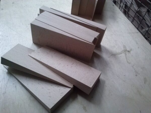 10 überbreite Hartholzkeile 170x102x25mm