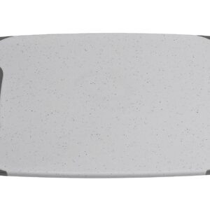 my basics Schneidbrett antirutsch Kunststoff 20x33x1cm grau/granit